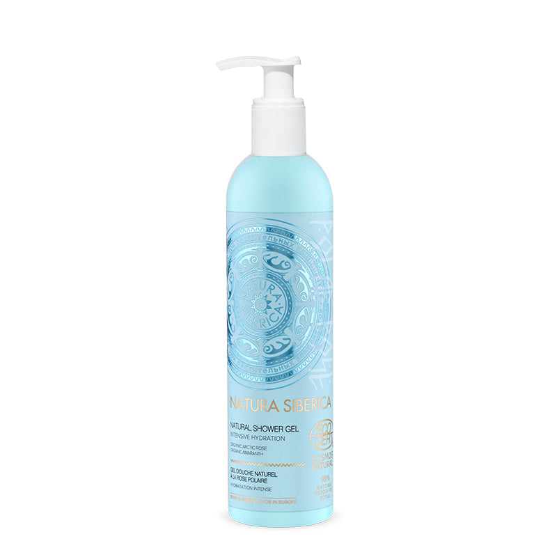 Gel de ducha natural rosa ártica. Certificado Orgánico.
