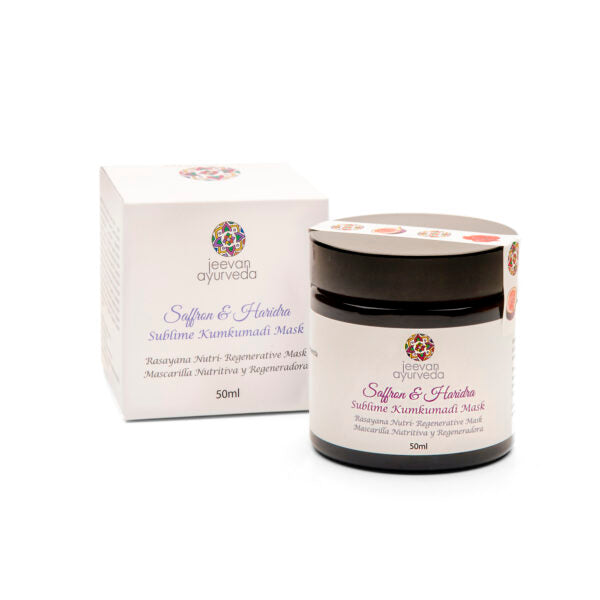 Saffron & Haridra. Sublime Kumkumadi Mask. Ecológico- certificada. 50ml