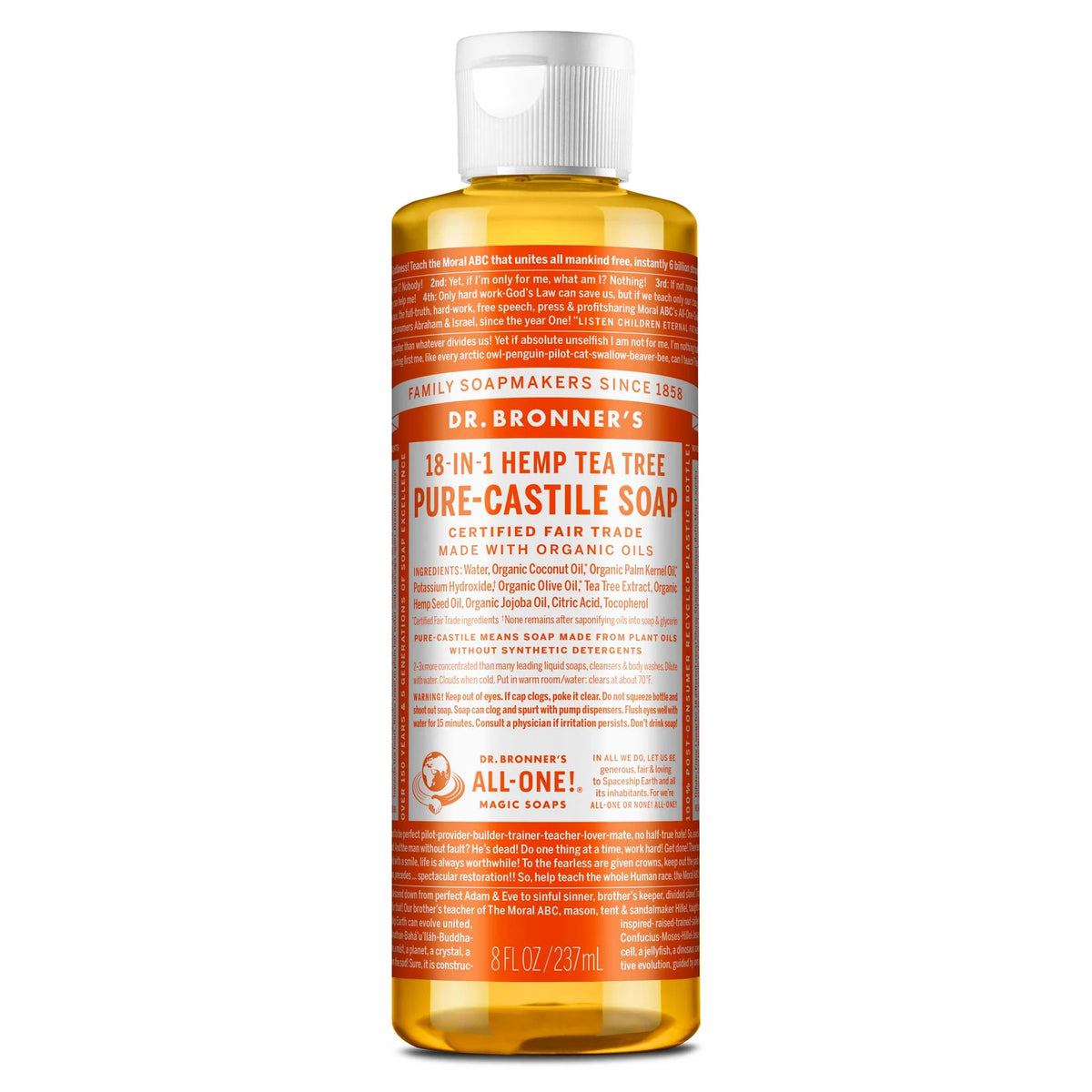 Jabón líquido puro de Castilla. ÁRBOL DE TÉ.