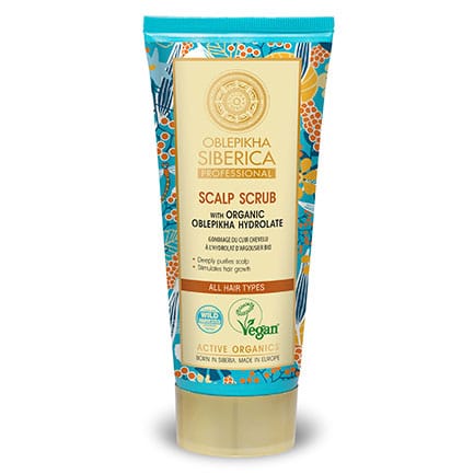 Exfoliante de Oblepikha para el cuero cabelludo