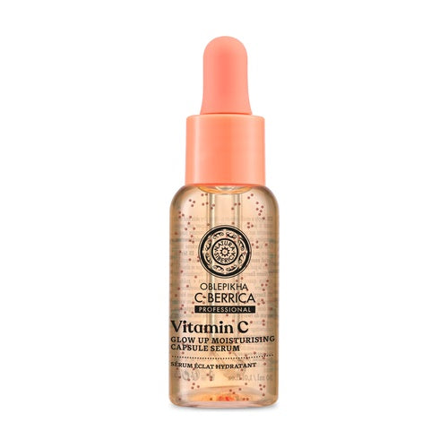 Sérum facial hidratante con cápsulas glow up.