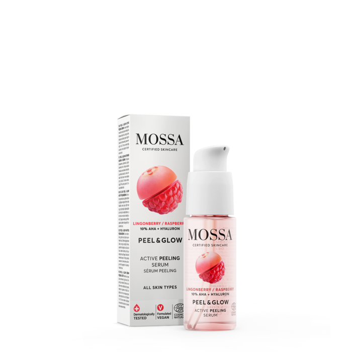 PEEL & GLOW Sérum exfoliante activo. Certificado Orgánico.