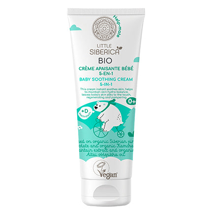 Crema calmante para bebes 5en 1. Certificada Orgánica.