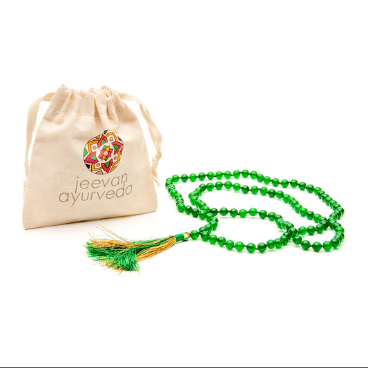 Green Jade Mala 108+1 Beads