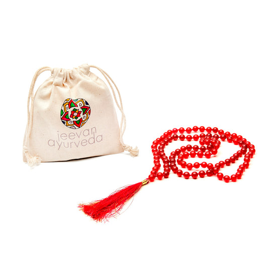 Pink Jade Mala 108+1 Beads